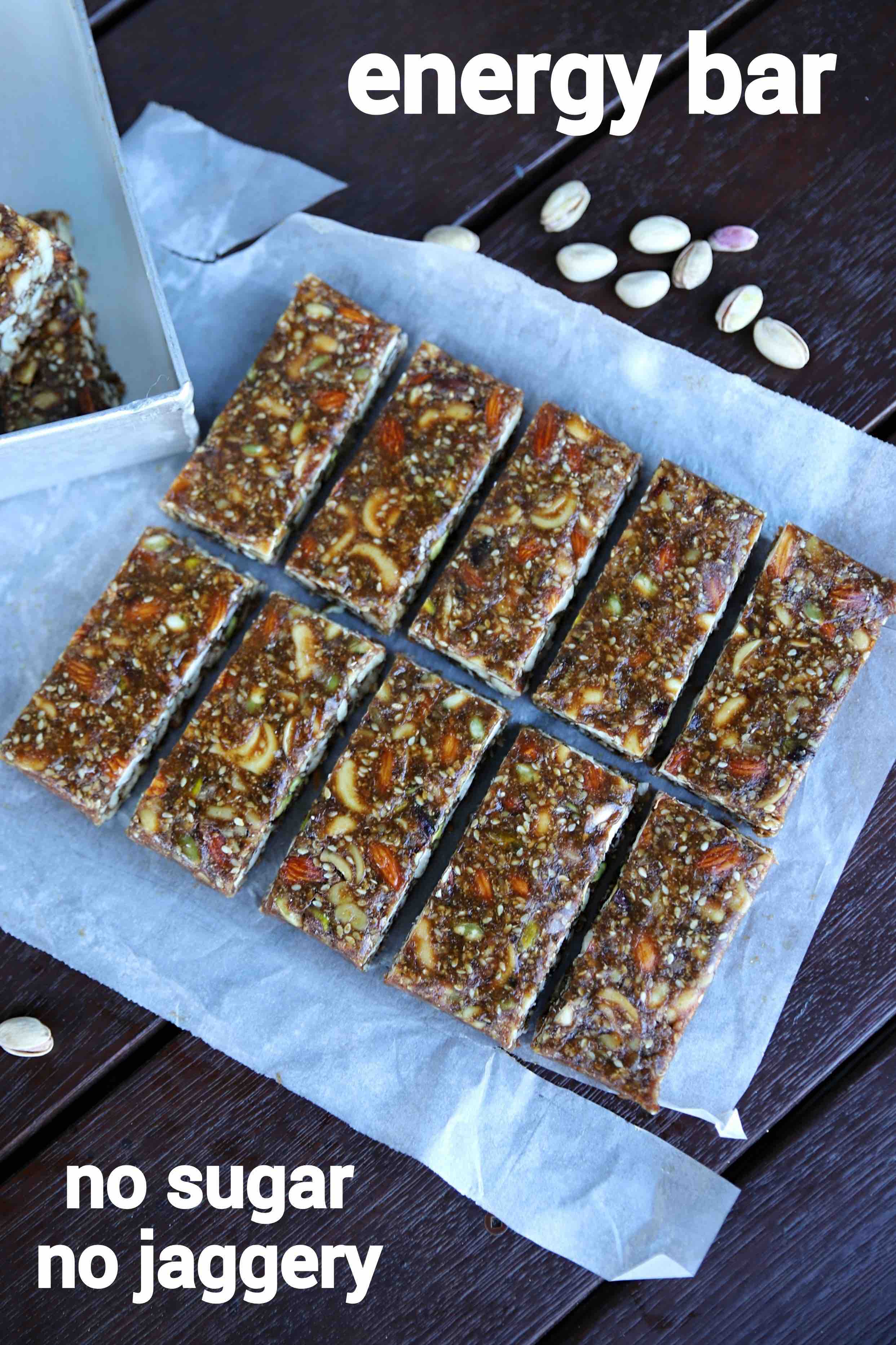 Dry Fruit and Nut Energy Bars